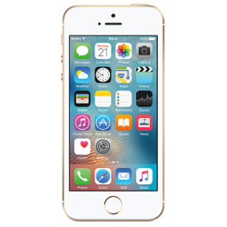 Apple iPhone SE, iOS, 4, 4G LTE, SIM Free, 16GB Gold